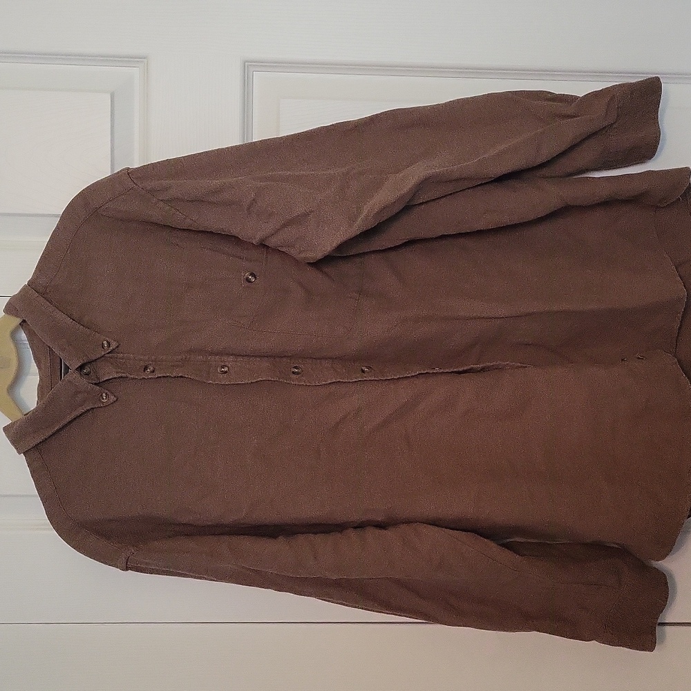 David Taylor Chestnut Long Sleeve Top